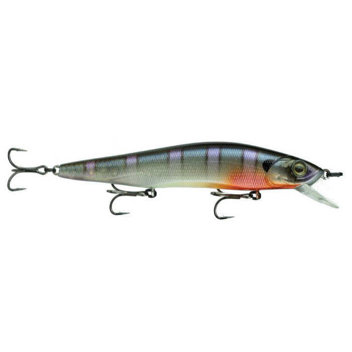 6th Sense Provoke 106X Jerkbait fishing lure featuring a realistic bluegill-inspired pattern with three sharp treble hooks and a clear diving lip for effective fishing tackle use.