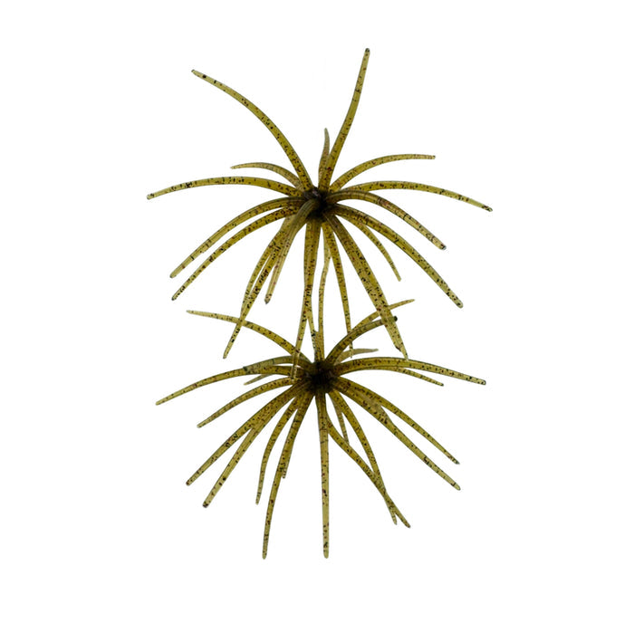 Arsenal Morning Star Urchin Elastomer Bait with flexible, segmented tentacles in greenish hues designed for effective fishing tackle use.