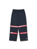 Baggy Cargo Trousers - Cargo Black / Deep Red