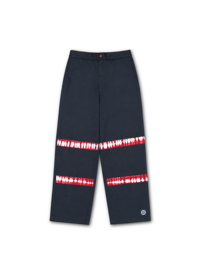 Baggy Cargo Trousers - Cargo Black / Deep Red
