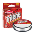 Berkley Trilene XL fishing line in clear spool and red packaging, designed for smooth casting and strong, manageable performance in fishing tackle.