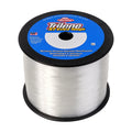 Spool of clear Berkley Trilene XT Extra Tough monofilament fishing line designed for maximum abrasion resistance, suitable for various fishing tackle applications.