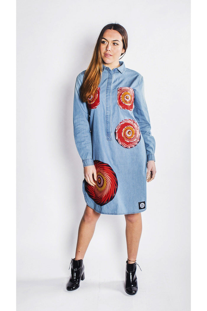 Bondali Denim Shirt Dress