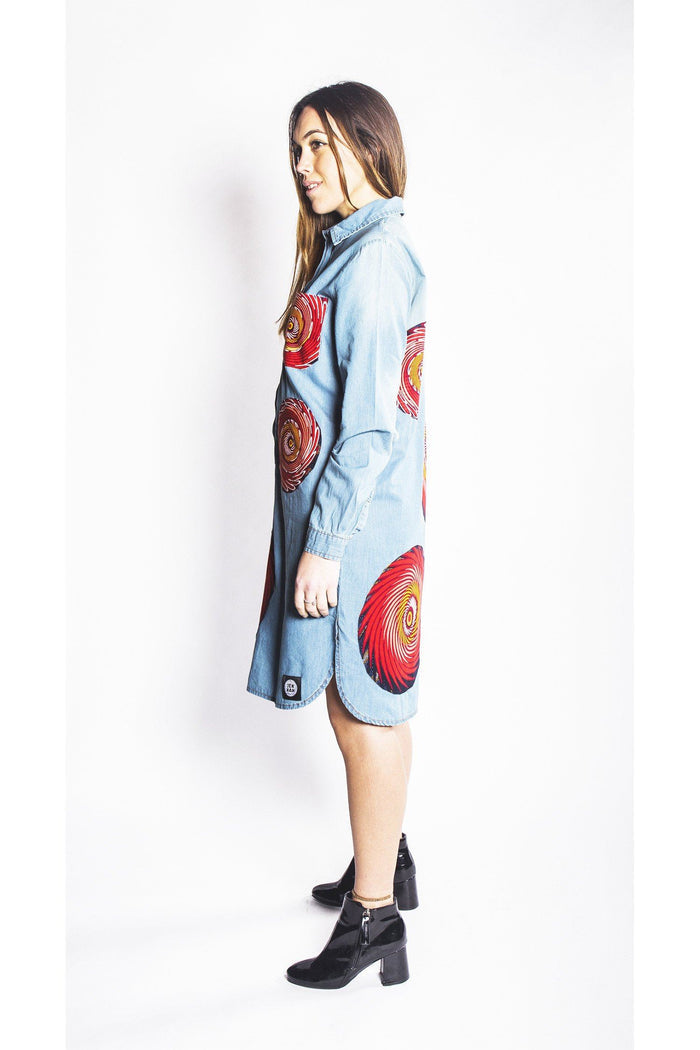 Bondali Denim Shirt Dress