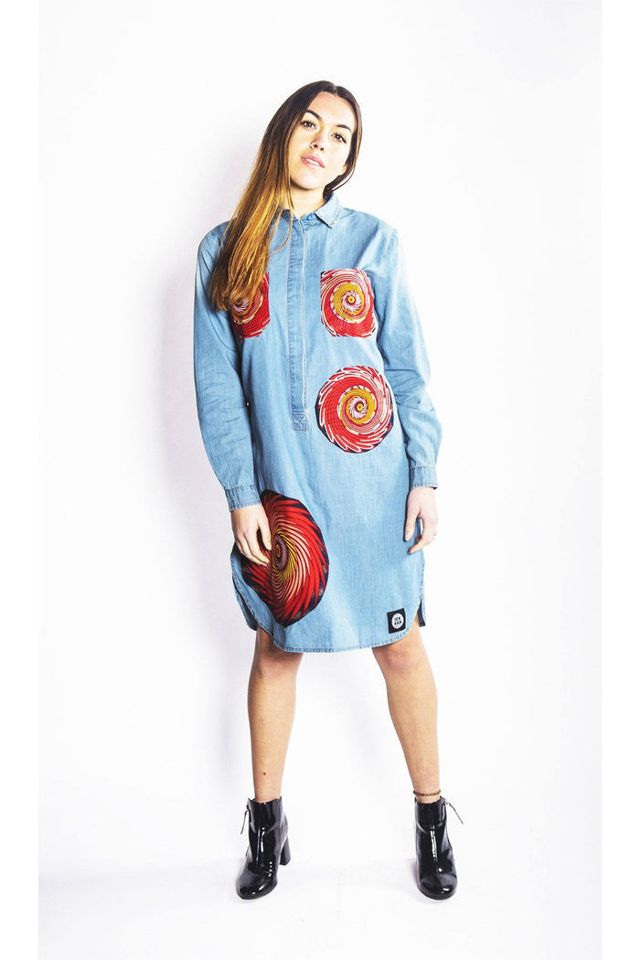 Bondali Denim Shirt Dress