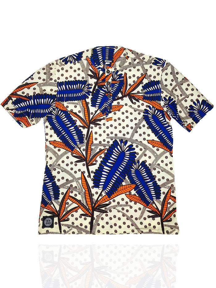 Button Neck Buba - Bijlmer Print