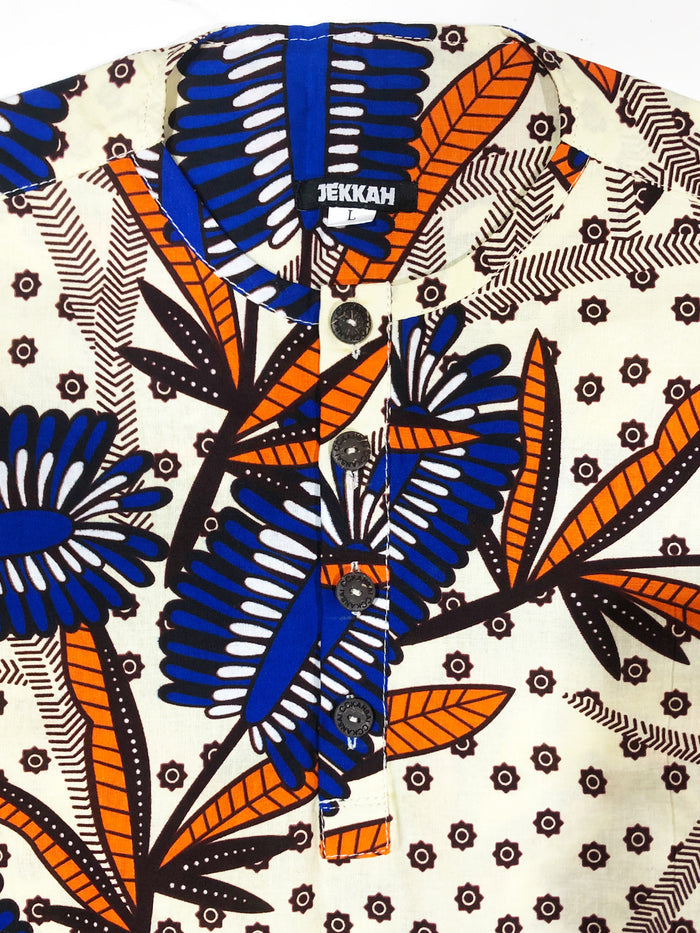 Button Neck Buba - Bijlmer Print