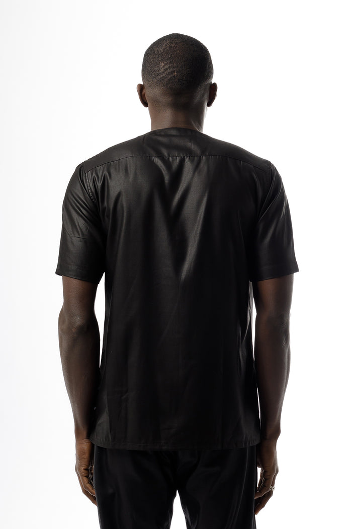 Button Neck Buba - Black