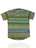 Button Neck Buba - Busumbala Print