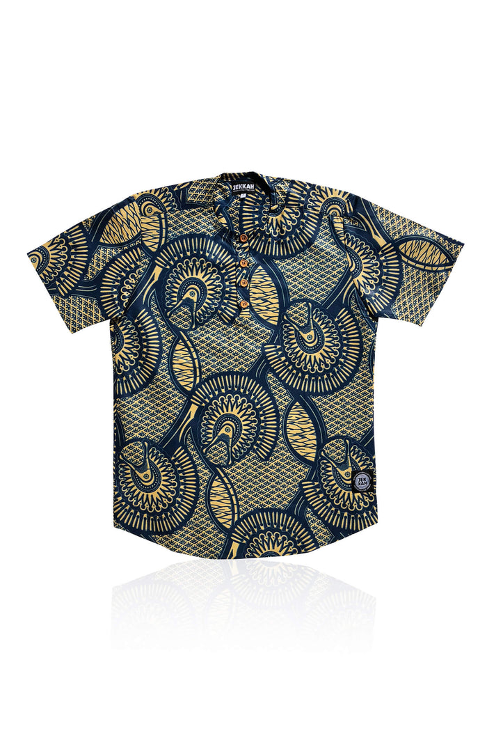 Button Neck Buba - Penyem Print