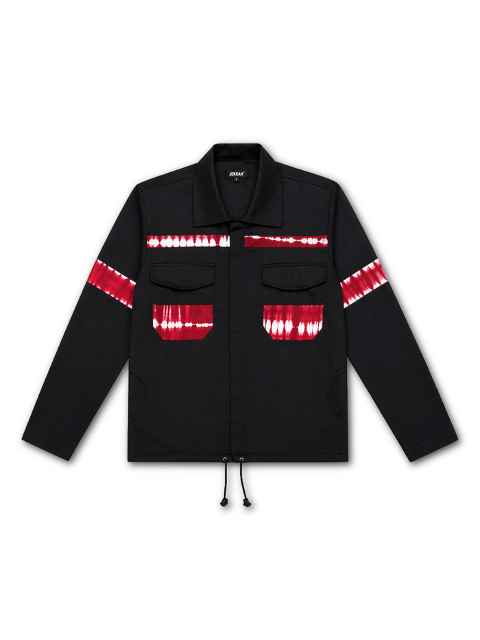 Cargo Jacket - Deep Red