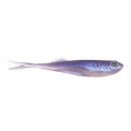 CAST Fishing Echo 5.4" soft fishing lure designed to resemble a small baitfish, featuring a blue and silver body with detailed eyes and fins for realistic fishing tackle appeal.