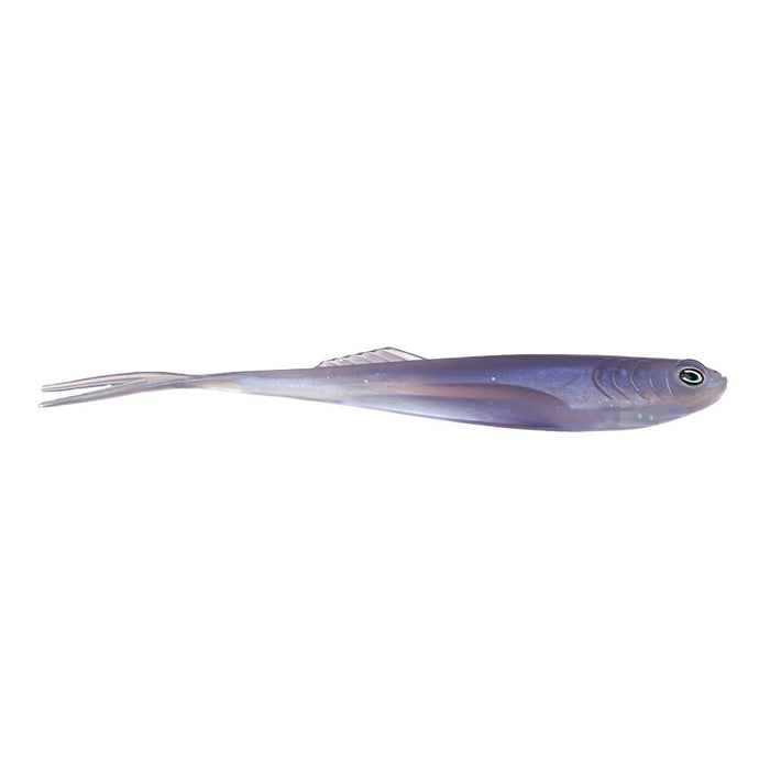 CAST Fishing Echo 7.2" soft plastic fishing lure in a translucent purple color with lifelike eyes and detailed body, designed for fishing tackle applications.