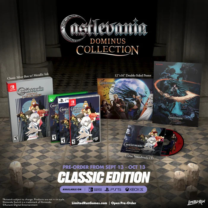 Castlevania Dominus Collection Classic Edition - LIMITED RUN - ( Switch, PS5, Xbox X)