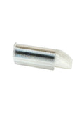 Chocklett's Rattle Box fishing lure in clear plastic with an internal coiled metal rattle, designed for attracting musky and other game fish in freshwater fishing tackle.