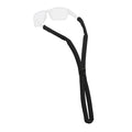 Chums Glassfloat Classic Sunglasses Retainer in black, neoprene material designed to secure sunglasses comfortably during fishing or outdoor activities.