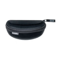 Chums Transporter Case in black, a compact, durable zippered carrying case designed to protect fishing tackle or small gear during travel.
