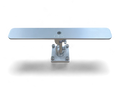 Cisco Side-By-Side Dual Articulating Electronics Mount 18" SKU: MTH18-TS, a durable silver metal marine electronics mounting bracket with adjustable joints and a flat horizontal bar for securing devices.