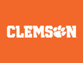Clemson Paw Wordmark Yardsy Sign