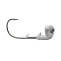 Core Tackle Strut Head Jig Head with a sharp fishing hook and weighted, angled head designed for secure lure attachment and effective fish catching.