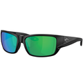 Costa Del Mar - Schoolie sunglasses with black rectangular frame and green-blue polarized lenses designed for outdoor and fishing activities.