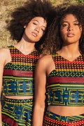 Crop Top - Sanchi Print