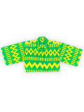 Cropped Resort Shirt – Yellow Green | Antilliaanse Feesten Capsule