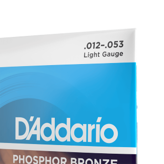 D'Addario 10-47 Light 12-String, Phosphor Bronze Acoustic Guitar Strings EJ38