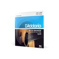 D'Addario 12-53 Light, 80/20 Bronze Acoustic Guitar Strings EJ11