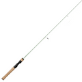 Daiwa Beam X Solid Blank - Spinning fishing rod with light green solid blank, durable stainless steel guides, and a comfortable cork handle ideal for freshwater fishing tackle.
