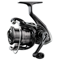 Daiwa Crossfire LT spinning fishing reel in black with silver accents, featuring a smooth handle and durable spool designed for fishing rods and reels.