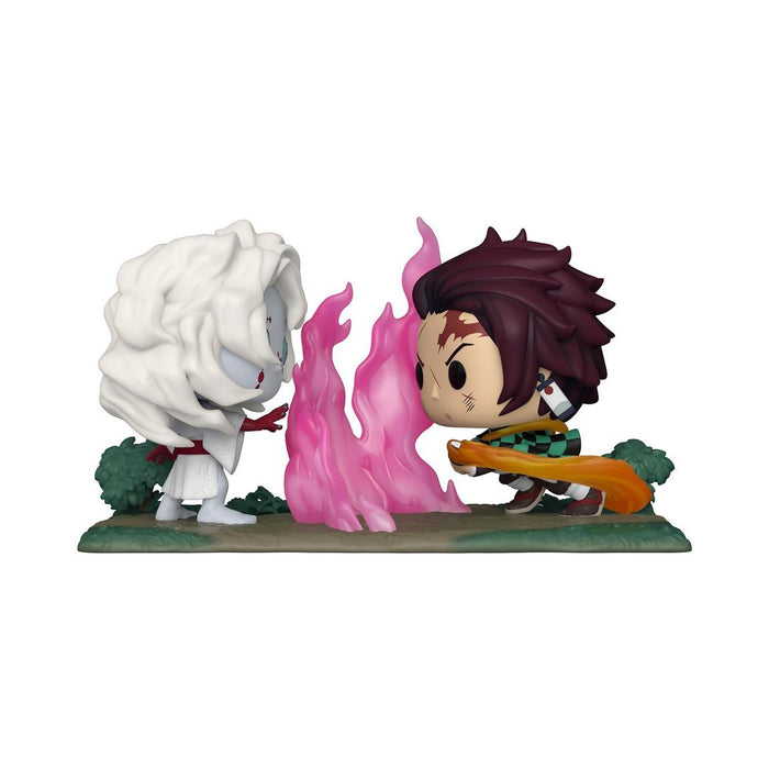 Demon Slayer: Kimetsu no Yaiba Tanjiro VS. Rui 4.25-in Vinyl Figure Funko POP! Moment