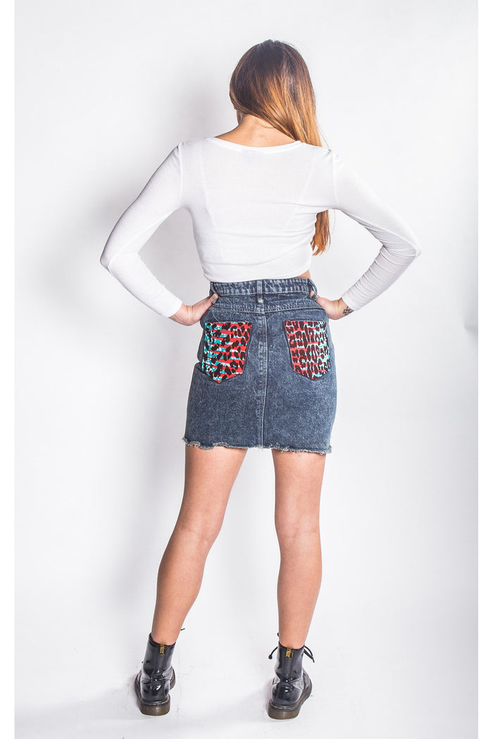 African Print Skirt Womens JEKKAH