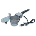 Do-it Molds Palmer Hot Pot-2 Melter showing a compact electric melting pot with a black handle, metal lid with clamps, and a power cord for melting fishing tackle materials.