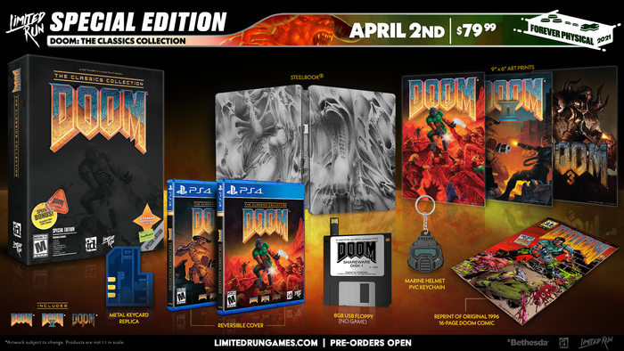 DOOM: The Classics Collection Special Edition: Limited Run #395 - PS4