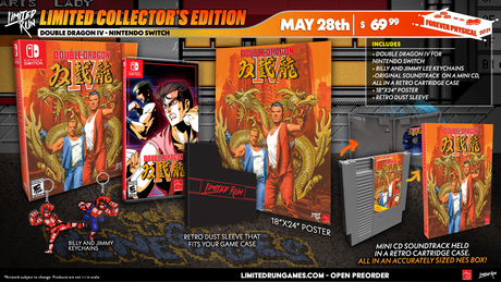 Double Dragon IV Classic Edition Limited Run #107 - Switch