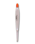 Drennan Loafer Floats fishing tackle, transparent slender body with an orange top, designed for precise float fishing in freshwater environments.