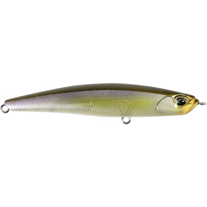 Duo Realis Bayruf Seek 85S fishing lure in realistic fish pattern with detailed eyes and streamlined body, designed for effective fishing tackle use.