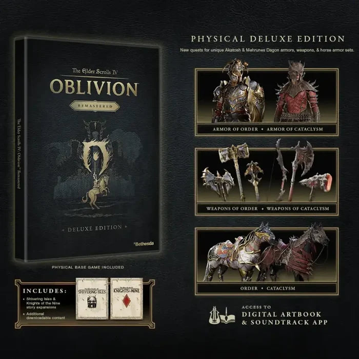 Elder Scrolls IV: Oblivion Deluxe Edition - ( PlayStation 5, Xbox Series X )