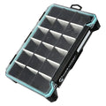 Evolution Outdoor BallistiX 3.6 Tray is a durable fishing tackle organizer with multiple adjustable compartments and a clear lid for easy gear visibility and access.