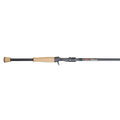 Falcon Rods Cara Casting Rods featuring a sleek black blank and comfortable cork handle designed for precision casting and durability, ideal for serious anglers.