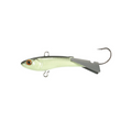 FishLab Bio Minnow Vertical Jig fishing lure with a realistic minnow-shaped body, detailed eye, and single sharp hook designed for vertical jigging in freshwater.