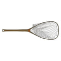 Fishpond Middle Fork Net 2.0 with a long handle and large, lightweight rubber mesh net designed for fishing, featuring a durable frame and ergonomic grip for easy catch and release.
