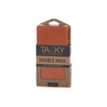 Fishpond Tacky Fly Boxes Silicone in rust color, rectangular compact fishing tackle box made from recycled plastic with secure latch, designed for organizing fly fishing lures and accessories.