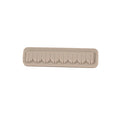 Fishpond Tacky Fly Boxes Silicone Fly Dock in beige with multiple slots designed for securing fishing lures and flies, ideal for organizing fishing tackle.