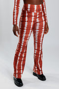 Flared Legging - Deep Red