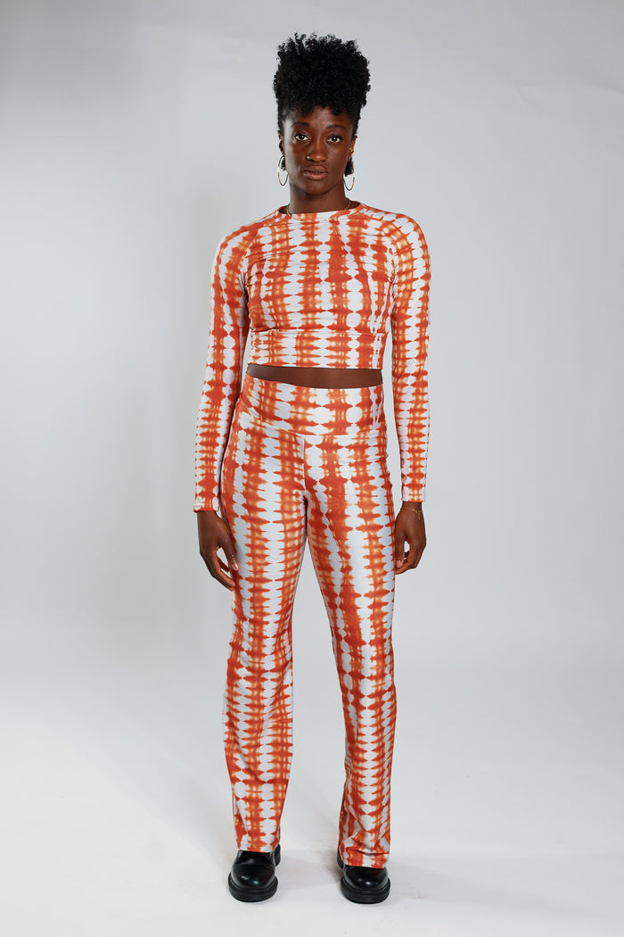 Flared Legging - Orange