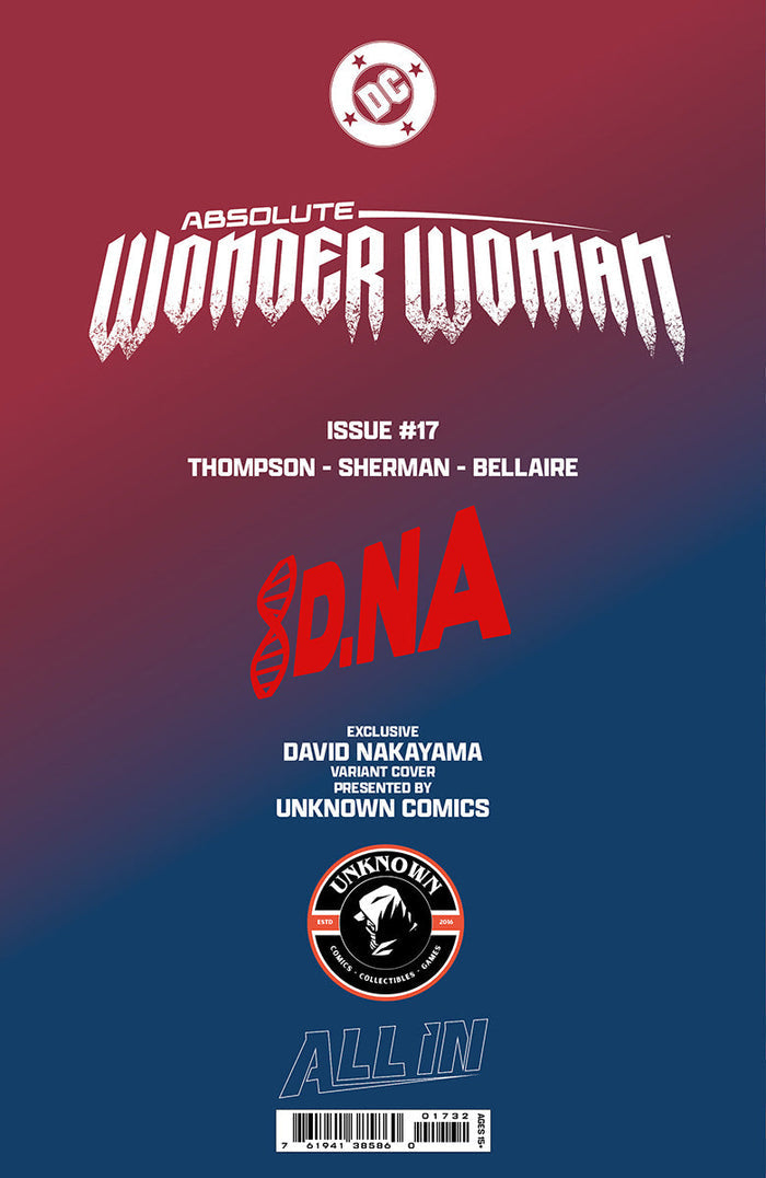 [FOIL] ABSOLUTE WONDER WOMAN #17 DAVID NAKAYAMA Megacon 2026EXCLUSIVE VIRGIN VAR (02/25/2026)