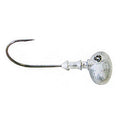 Gamakatsu Football 24 Jig Head with a sharp curved hook and weighted football-shaped head designed for effective fishing tackle use.