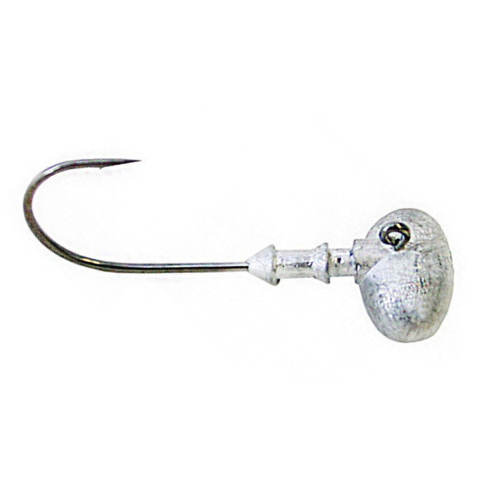 Gamakatsu Football 24 Jig Head with a sharp curved hook and weighted football-shaped head designed for effective fishing tackle use.